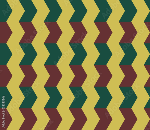 Seamless geometrical pattern with zigzag vertical lines. Vector illustration.