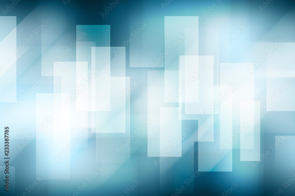 Obraz premium Blue blurred bokeh abstract for background