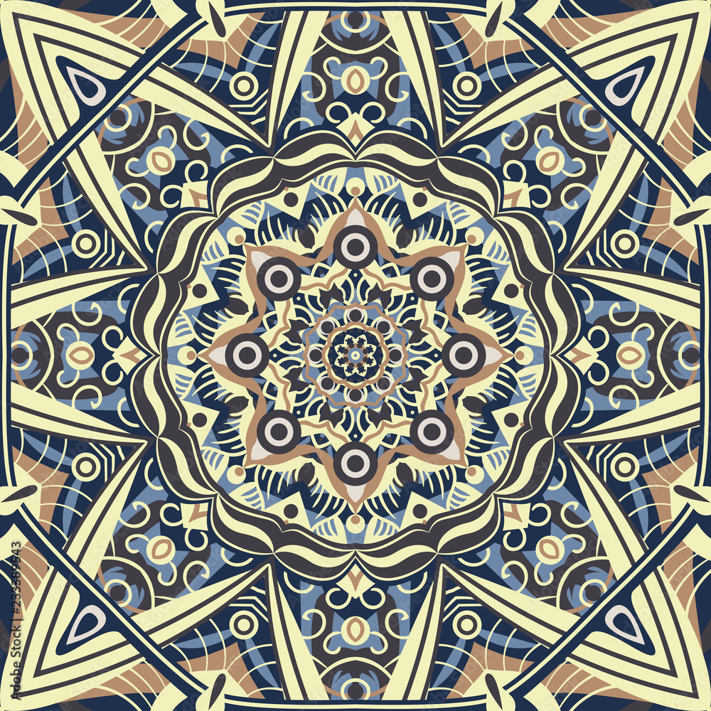 Islamic ornament vector , persian motiff . Round pattern elements c.