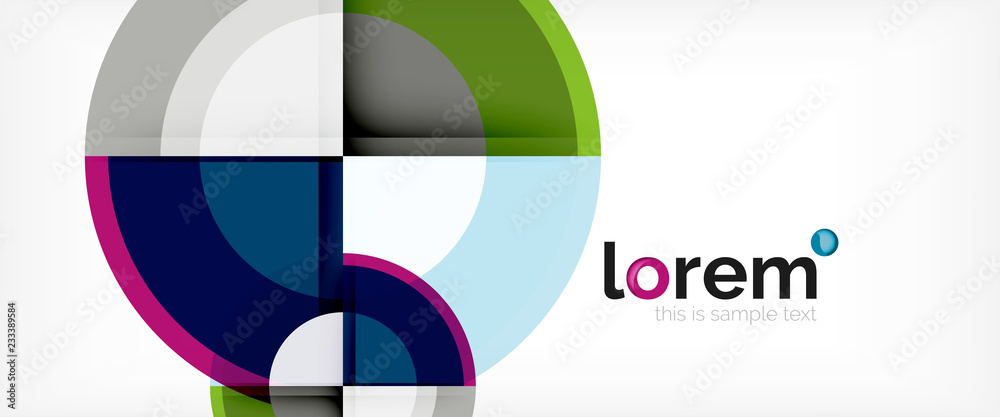 Multicolored round shapes abstract background Multicolored round shapes abstract background