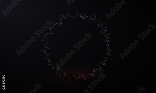 abstract flower design