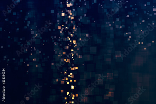Wallpaper Mural Glitter lights abstract background. Defocused bokeh dark. Illustration Torontodigital.ca