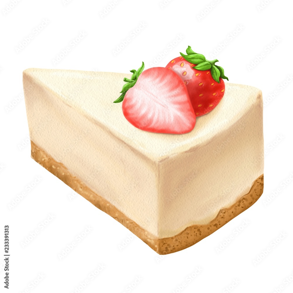 Cheesecake Slice Drawing