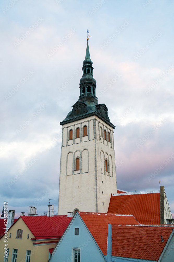 Saint Nicholas church in old Tallinn.