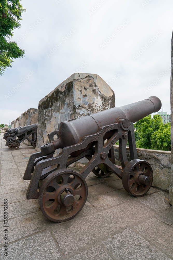 要塞の大砲