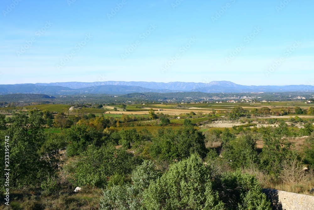 Naklejka premium campagne ardèchoise