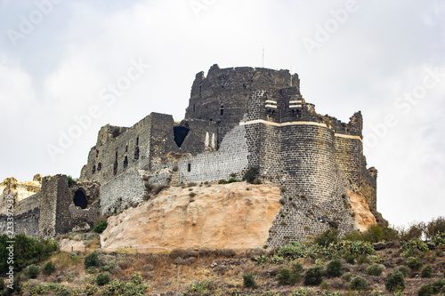 A view of Margat (Al-marqab) Castle in Baniyas, Syria.