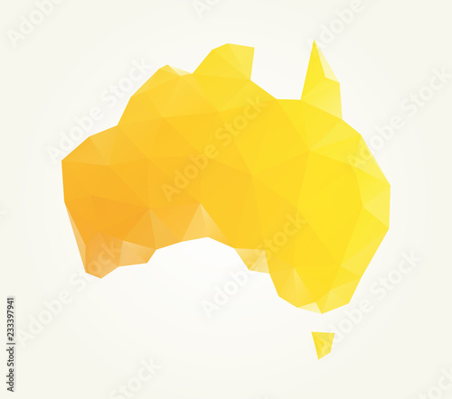 Polygonal map of Australia
