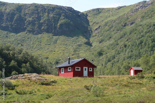 Norwegen Haus Wanderung