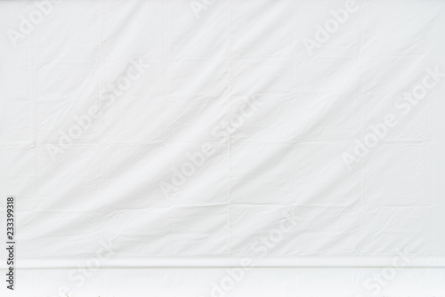 Light background white tarpaulin photo