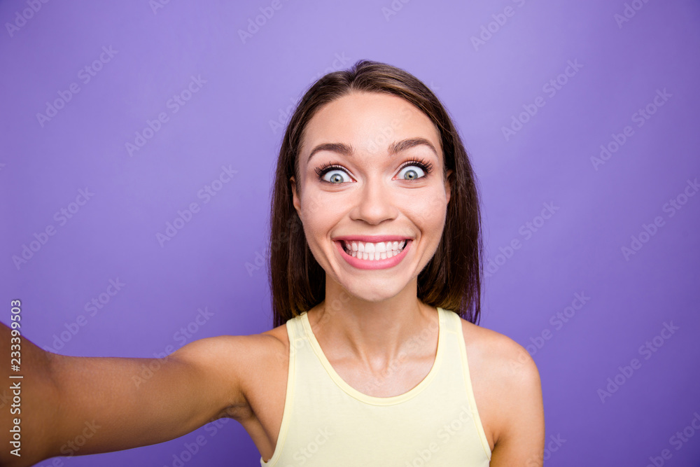 Self-portrait of nice crazy dreamy adorable charming attractive Self-portrait of nice crazy dreamy adorable charming attractive