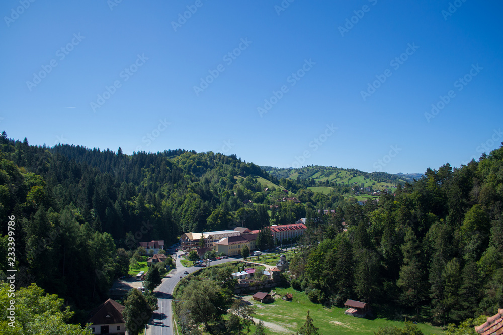 Carpathian mountain landscape