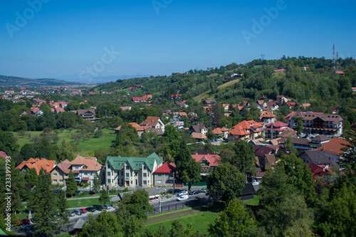 Town of Bran in Transylvania, Romania