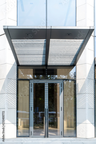 Glass doors for modern architecture..