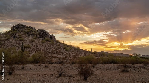 Desert Sunset Timelapse