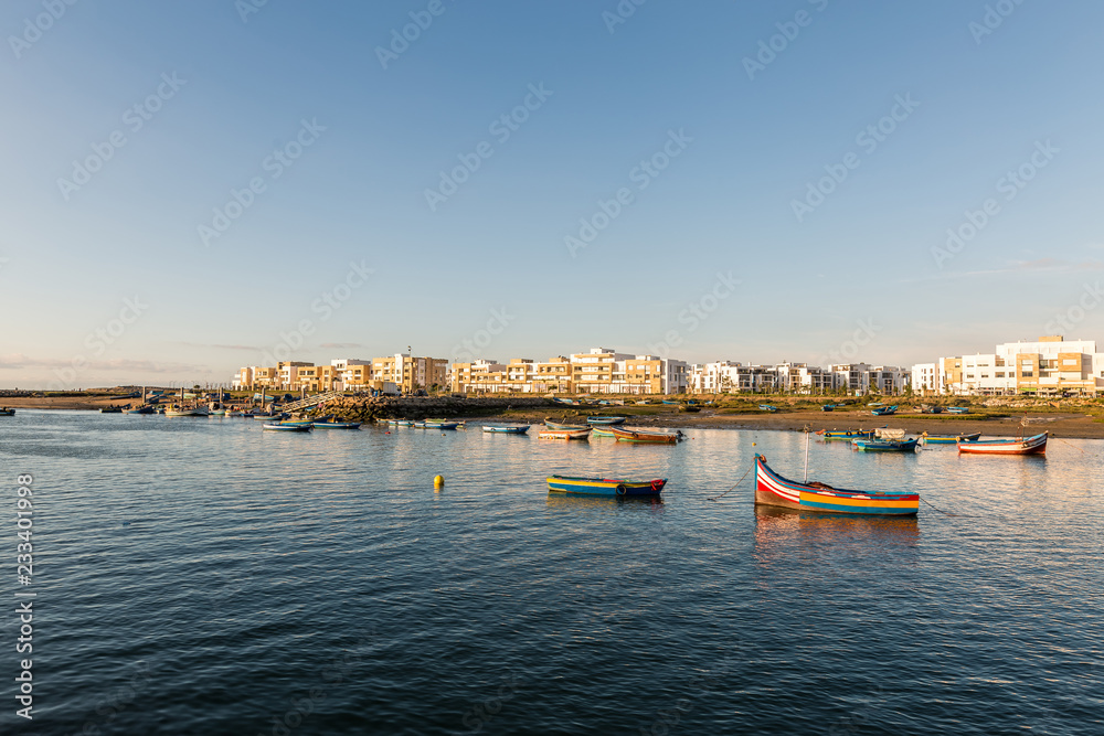 Vue de Sale depuis Rabat