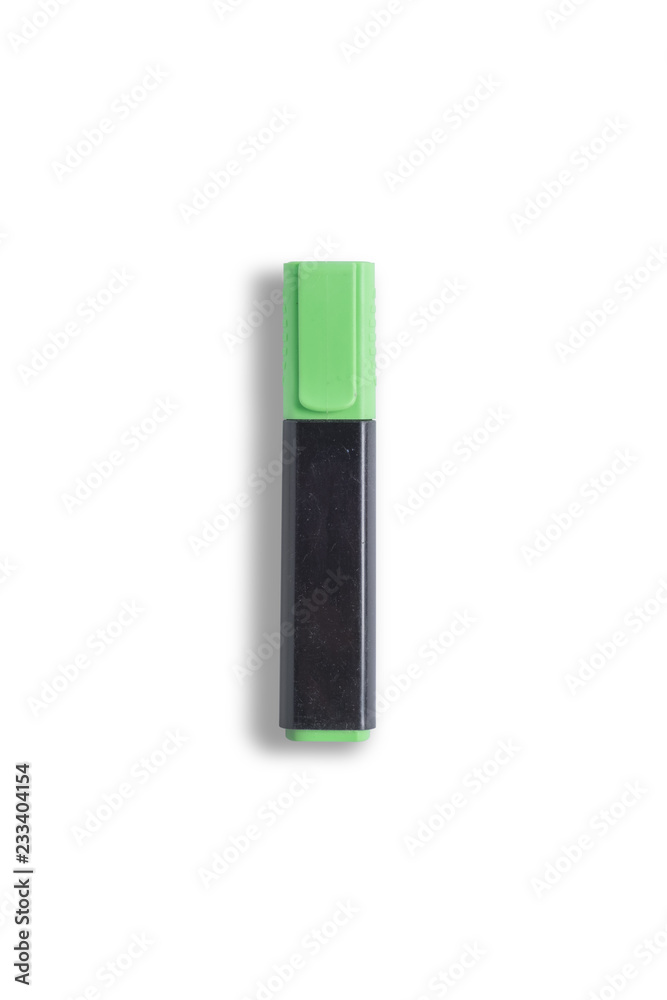 Highlight Color Pen isolated on white background. Highlight Color Pen isolated on white background.