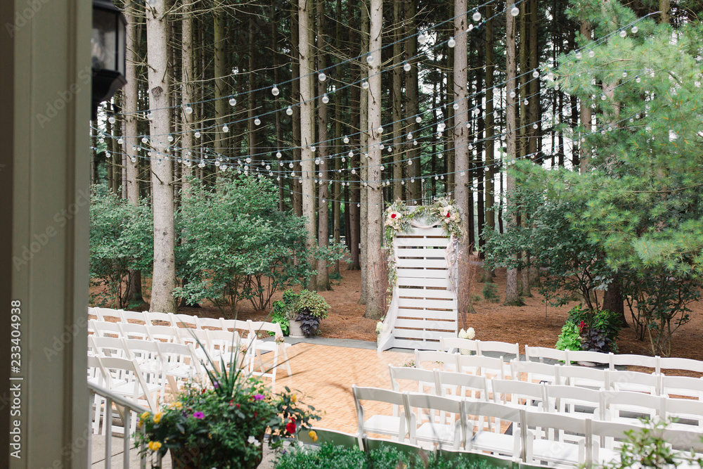 Obraz premium Forest Wedding Ceremony