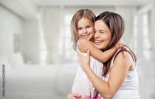 Happy Mother and daughter hugging © BillionPhotos.com