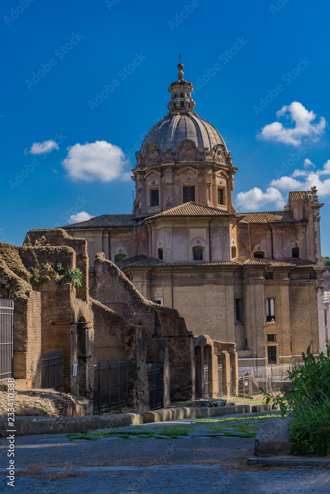 Chiesa dei Santi Luca e Martina in Rome, Italy