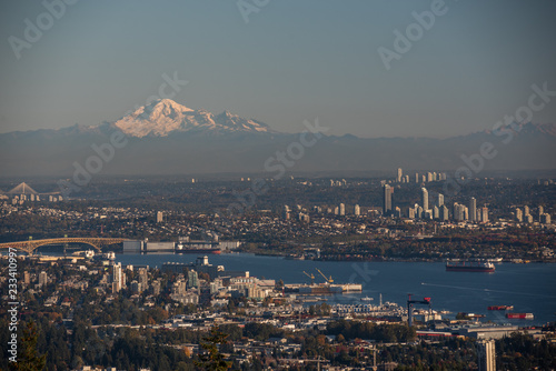 Vancouver city at dusk