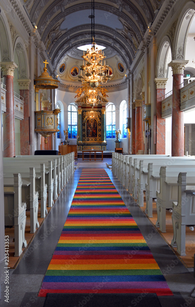 In der Domkirche von Härnösand Schweden