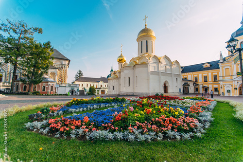 Church of the Holy Trinity in Lavra in Sergiev Posad Сергиев Посад  Лавра в цветении