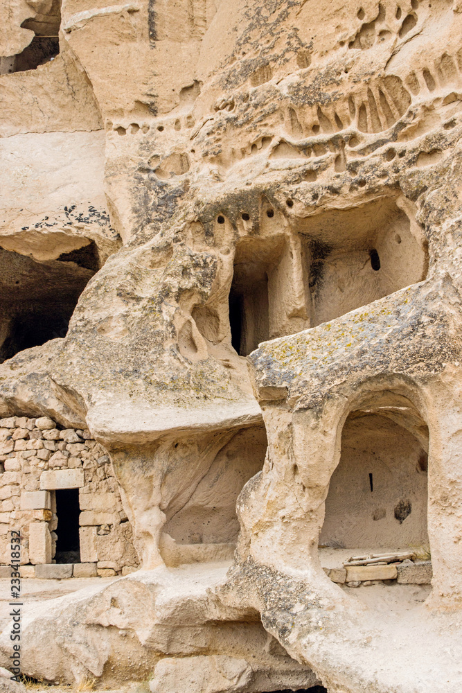 Uchisar Castle in cappadocia