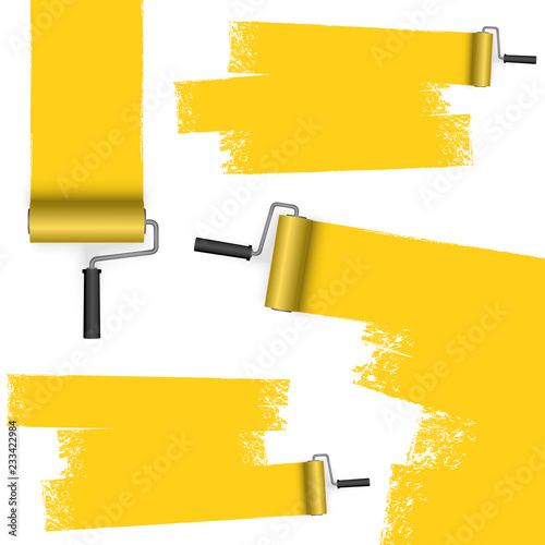 paint roller with markings