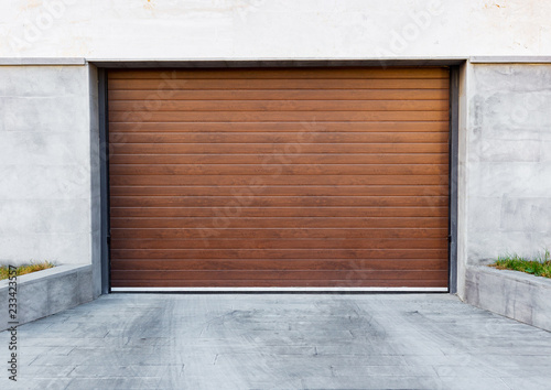 Image of Luxurious Brown Garage Door