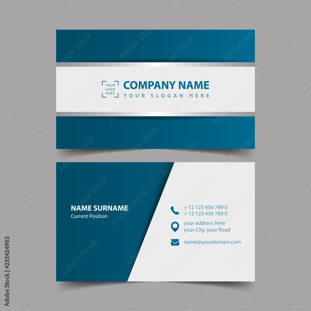 Business Card Design Template. Business Card Design Template.