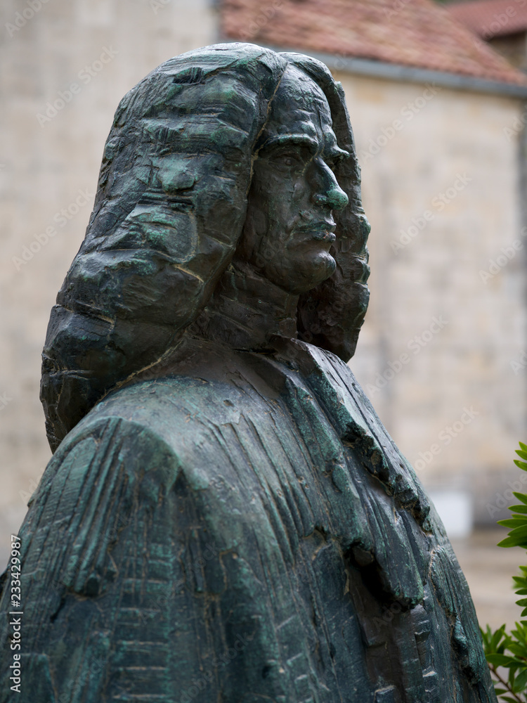Close-up of statue of Matija Zmajevic, Perast, Bay of Kotor, Montenegro  Stock Photo | Adobe Stock