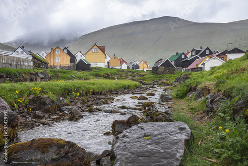 Gjogv, Faroe Islands photo