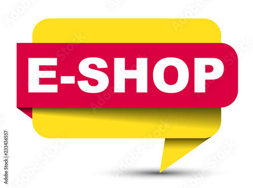 red vector banner eshop