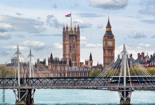 Photography Big Ben and Victoria tower of Houses of Parliament, London, United Kingdom