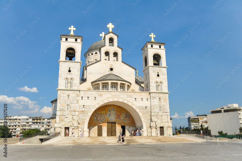 Cathedral of resurrection of Christ in Podgorica (Montenegro)