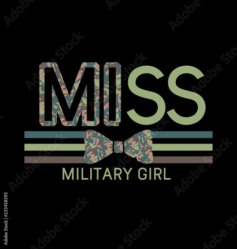 This vector print is for t-shirt. Graphic design for screen-printing press in typography. There is a stylized word and slogan. Can be used for denim and knitwear clothes in fashion.