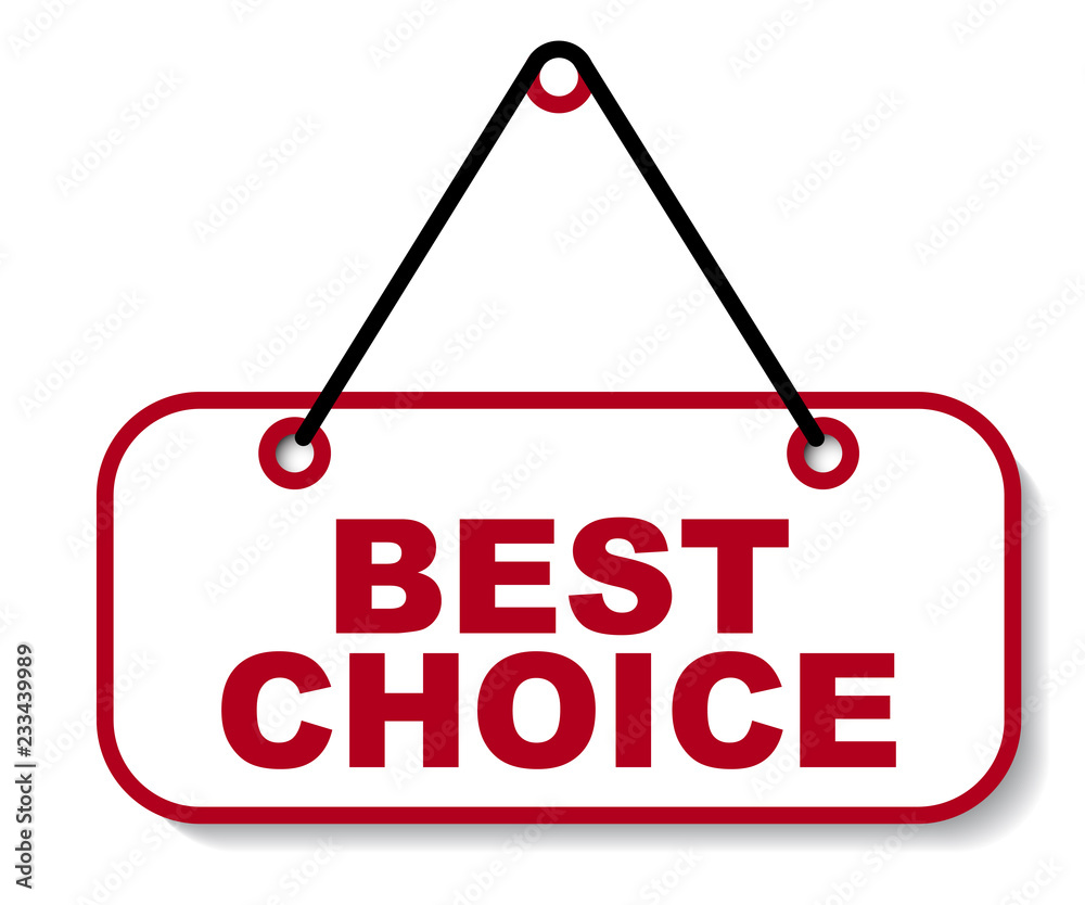 red vector banner best choice red vector banner best choice