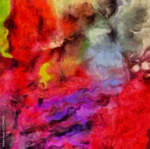 Detailed close-up grunge multi color abstract background. Dry brush strokes hand drawn oil painting on canvas texture. Creative simple pattern for graphic work  web design or wallpaper. 