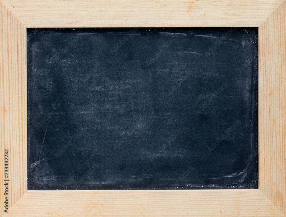 Blackboard chalkboard chalk board in wooden frame as a background Blackboard chalkboard chalk board in wooden frame as a background