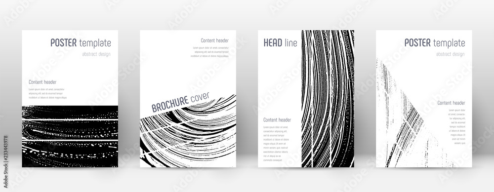 7449462 Cover page design template. Geometric brochure lay