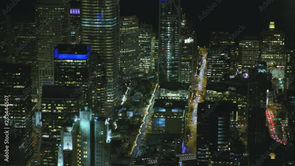 Aerial view office skyscrapers downtown San Francisco USA Aerial view office skyscrapers downtown San Francisco USA