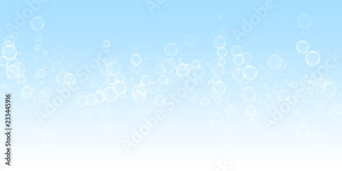 7449971 Random soap bubbles abstract background. Blowing b