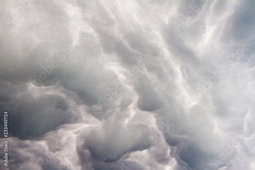 Storm clouds, Mammatus