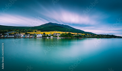 Panorama Overlooking Carlingford Lough. Co Lough. Ireland