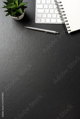 Office or business accessories on white background