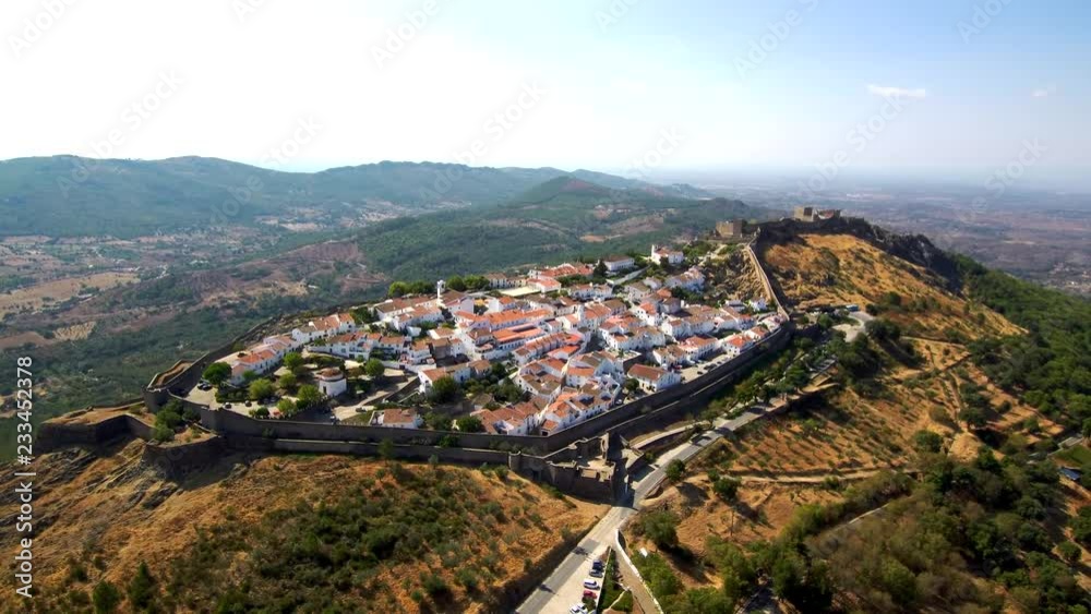 Drone in Marvao, village of Portugal.4k Video Drone in Marvao, village of Portugal.4k Video