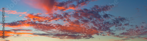 dynamic panoramic sunset © Elizabeth