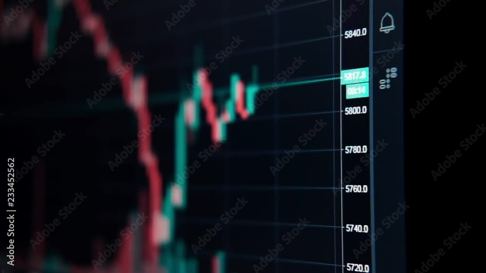 Stock market online chart of Bitcoin falling november 2018 year. Dump Bitcoin