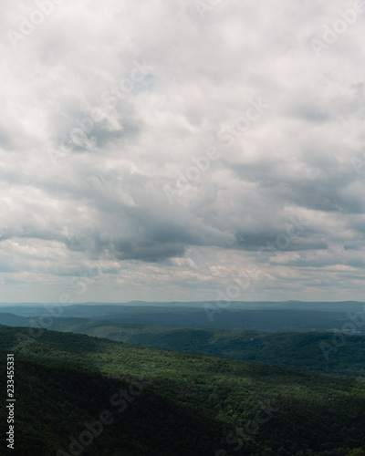 cloudy sky rolling hills © Liam